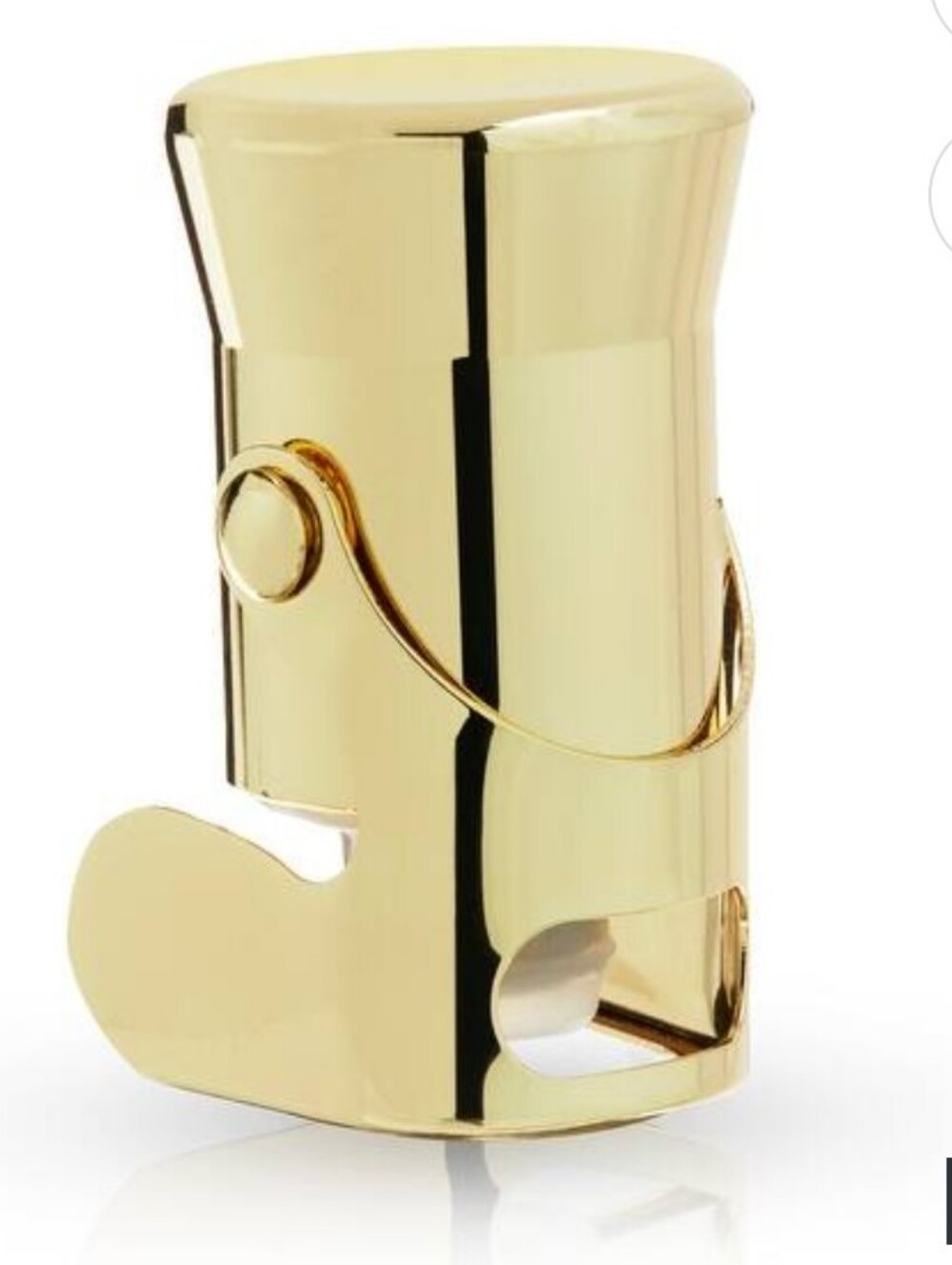 NWT Viski Gold Plated Heavyweight Champagne Stopper - Picture 5 of 5